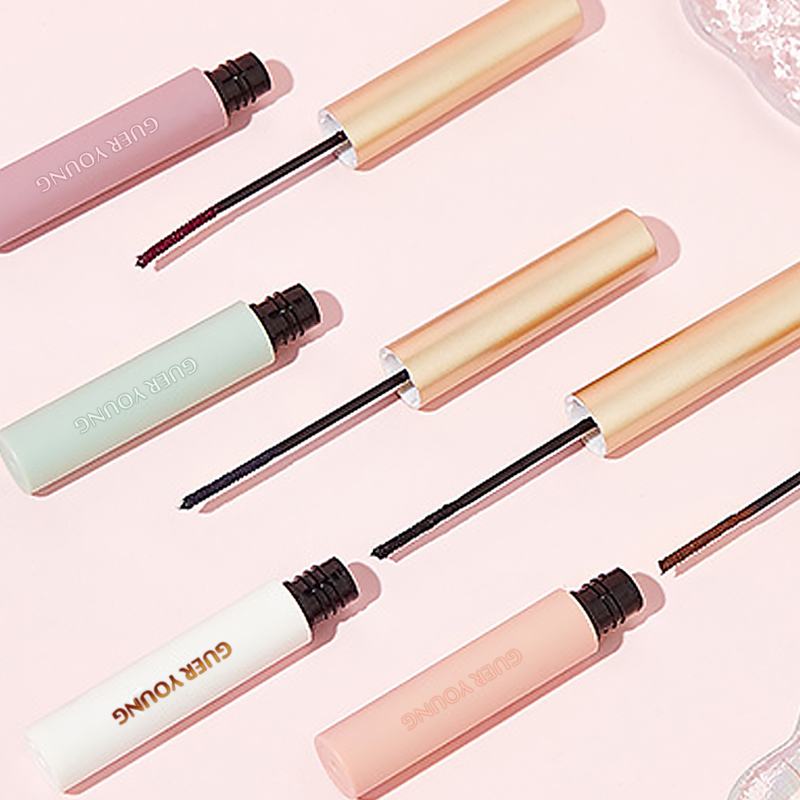 Waterproof Colored Mascara with 2.5mm Fine Brush – Smudge-Proof & Easy Removal