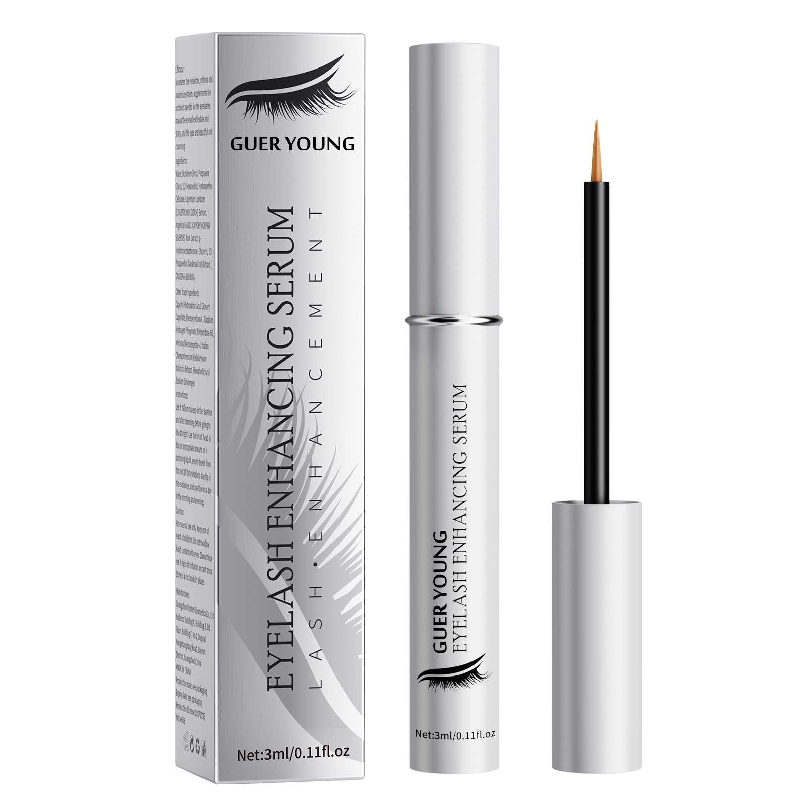 Eyelash Enhancing Serum – Strengthening & Natural Curl Formula