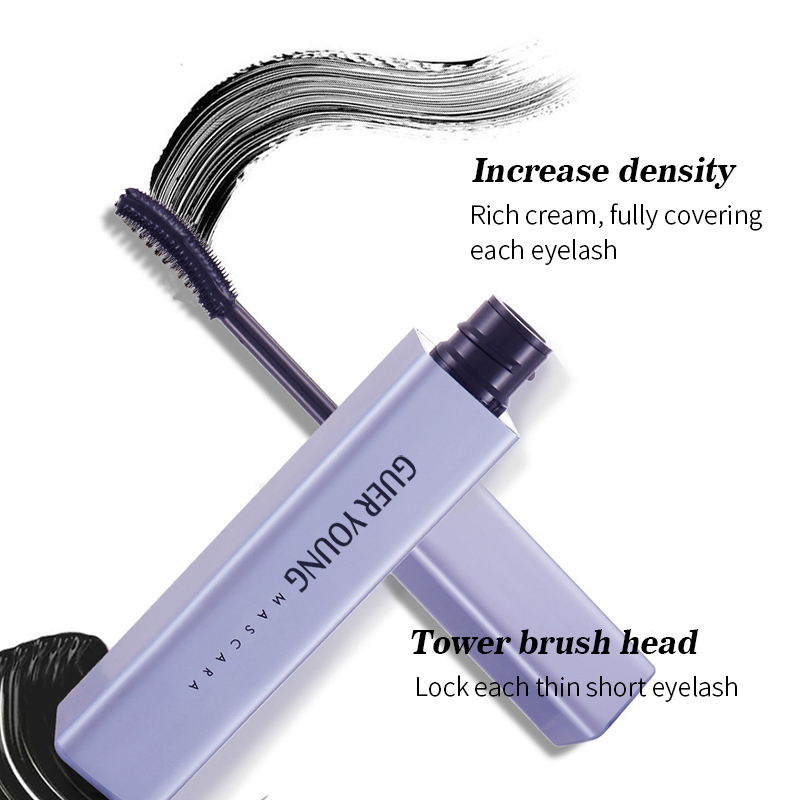 Curved Brush Waterproof Mascara – Long-Lasting Volume & Curl