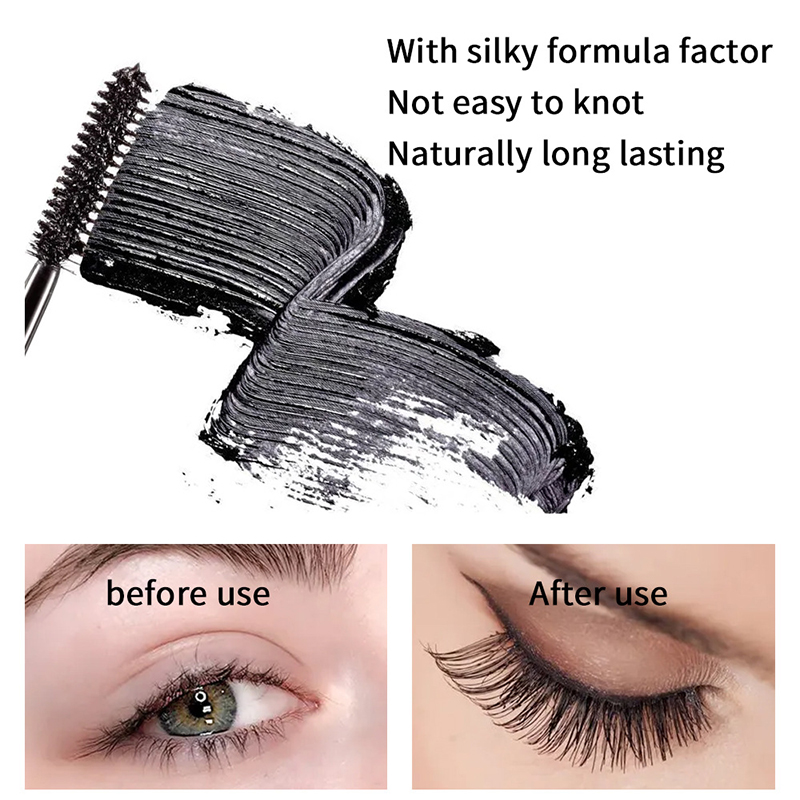 Silky Long-Lasting Spiral Mascara – Dense, Defined & Smudge-Proof Lashes