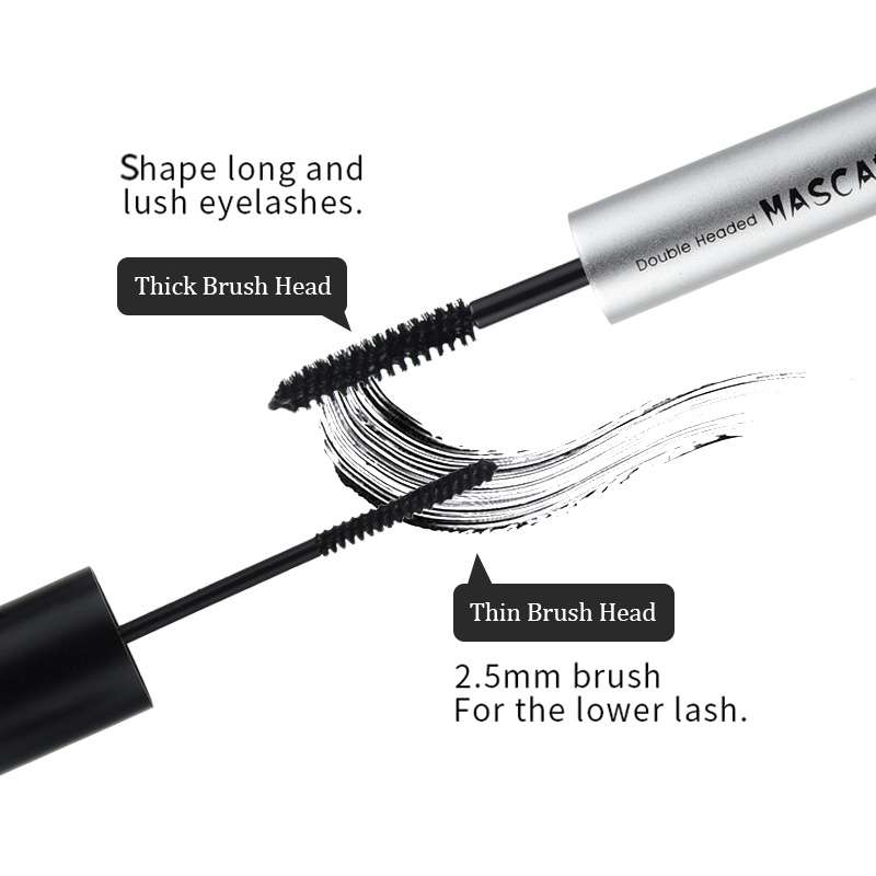 Double-Ended Waterproof Mascara – Volumizing & Lower Lash Definition