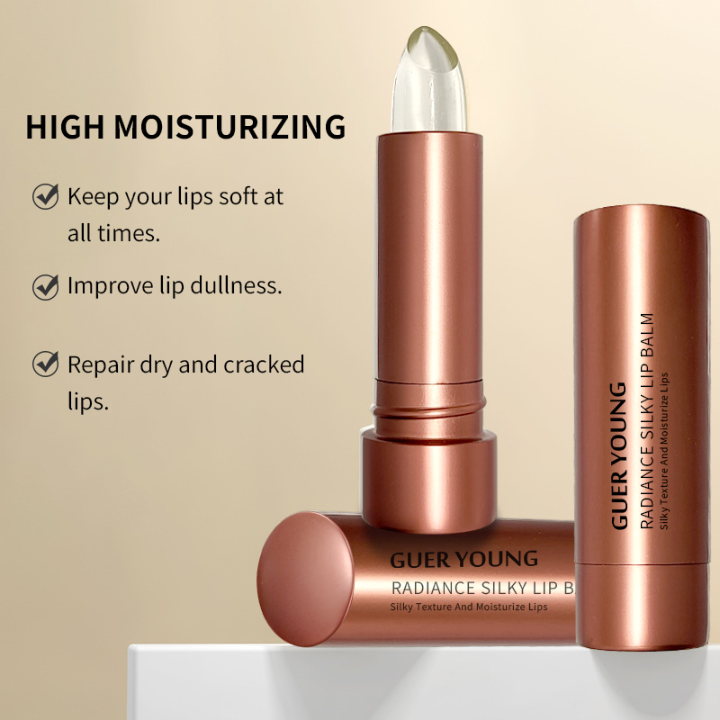 Crystal Clear Moisturizing Lip Balm – Silky Lip Repair Stick for Dry Lips
