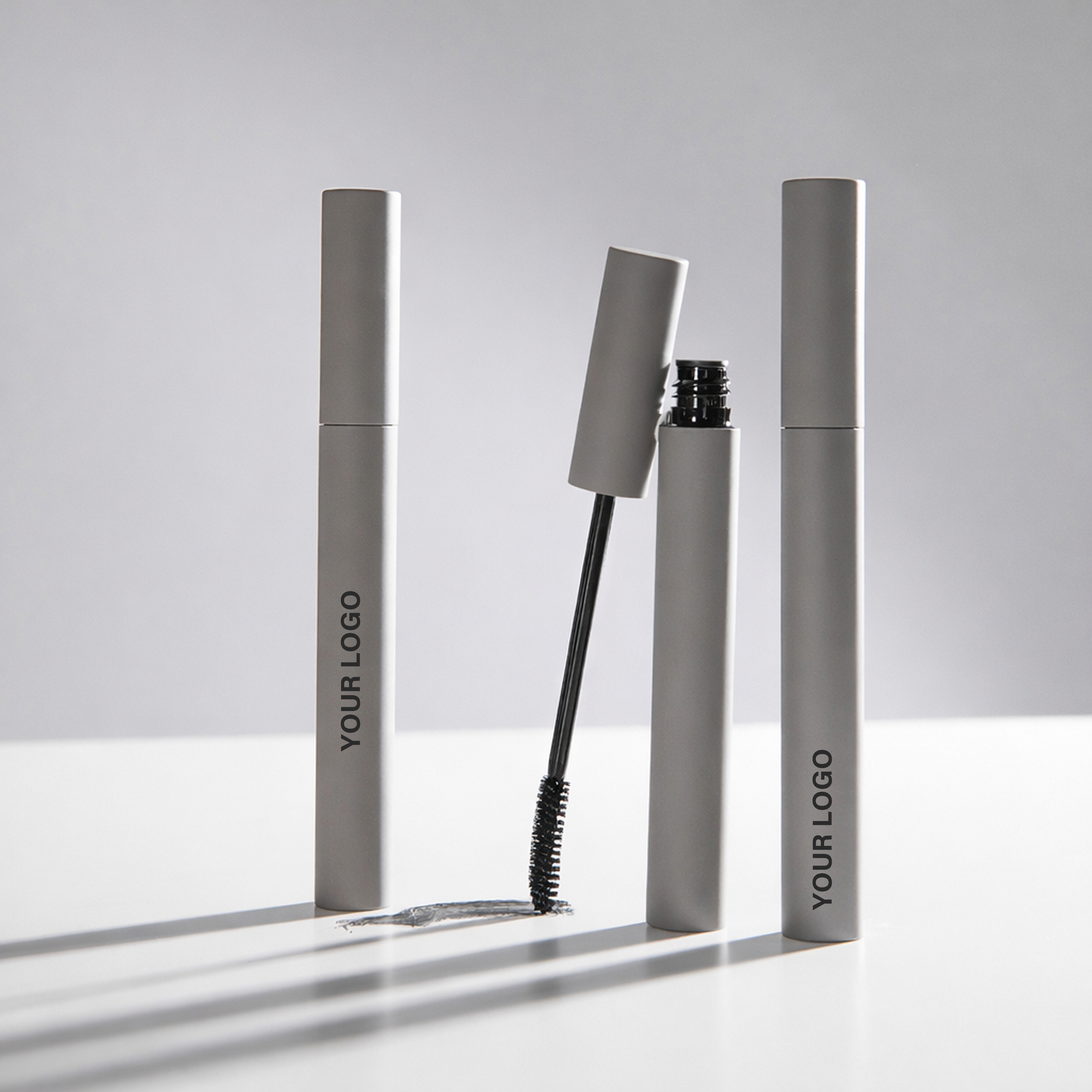 Custom Mascara – Volumizing & Lengthening with Minimalist Matte Packaging