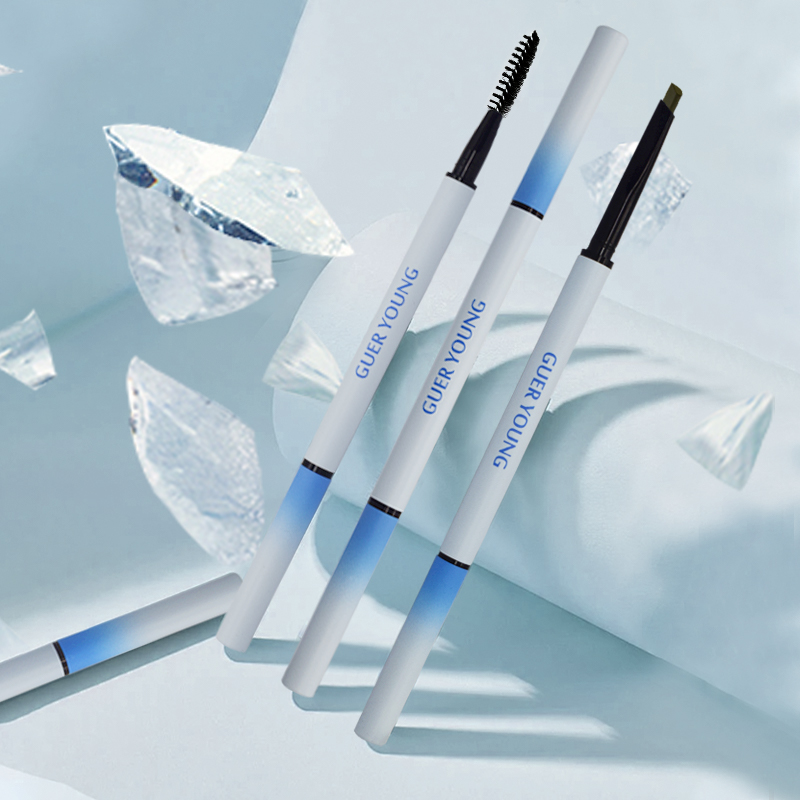 Guer Young Dual-Ended Waterproof Eyebrow Pencil – Long-Lasting Brow Definer with Brush