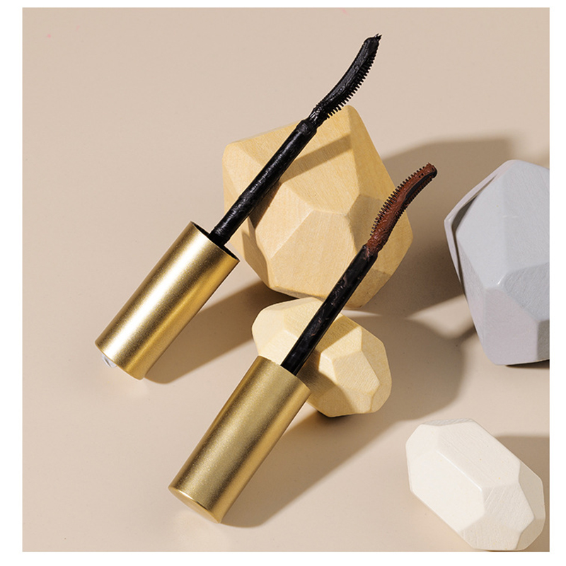 Curved Brush Curling Mascara – Natural Brown Waterproof Volume