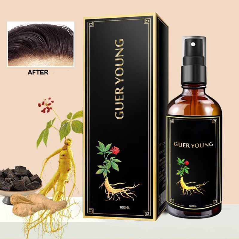 Herbal Hair Darkening Spray – Reverse Graying & Restore Natural Color