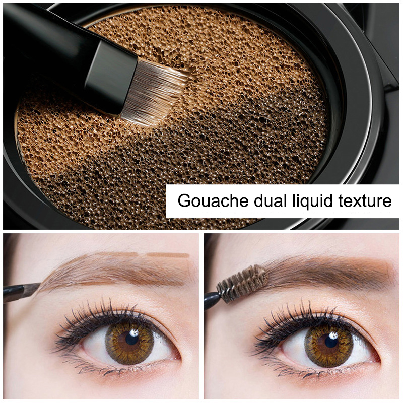 Waterproof Dual-Shade Eyebrow Cream Kit – Long-Lasting, Smudge-Proof, Natural Brow Definition