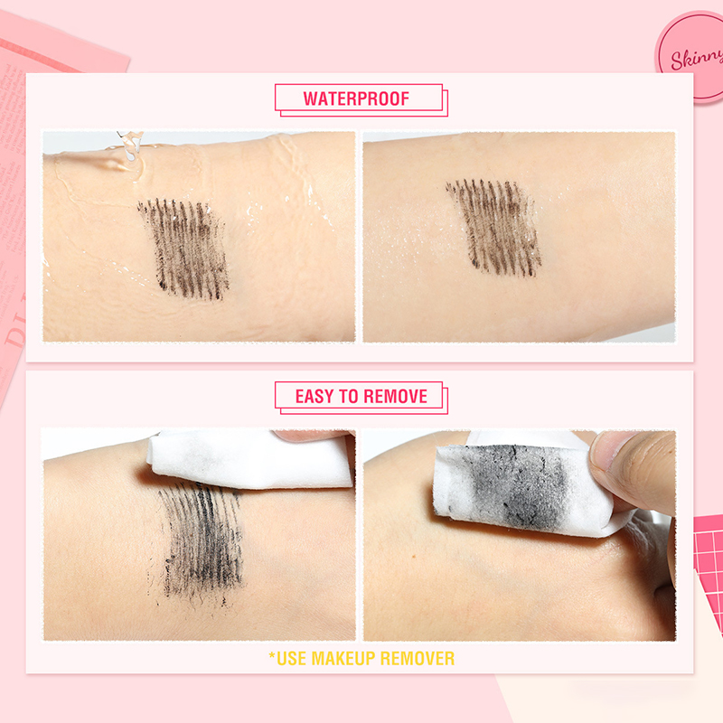 Waterproof Colored Mascara with 2.5mm Fine Brush – Smudge-Proof & Easy Removal