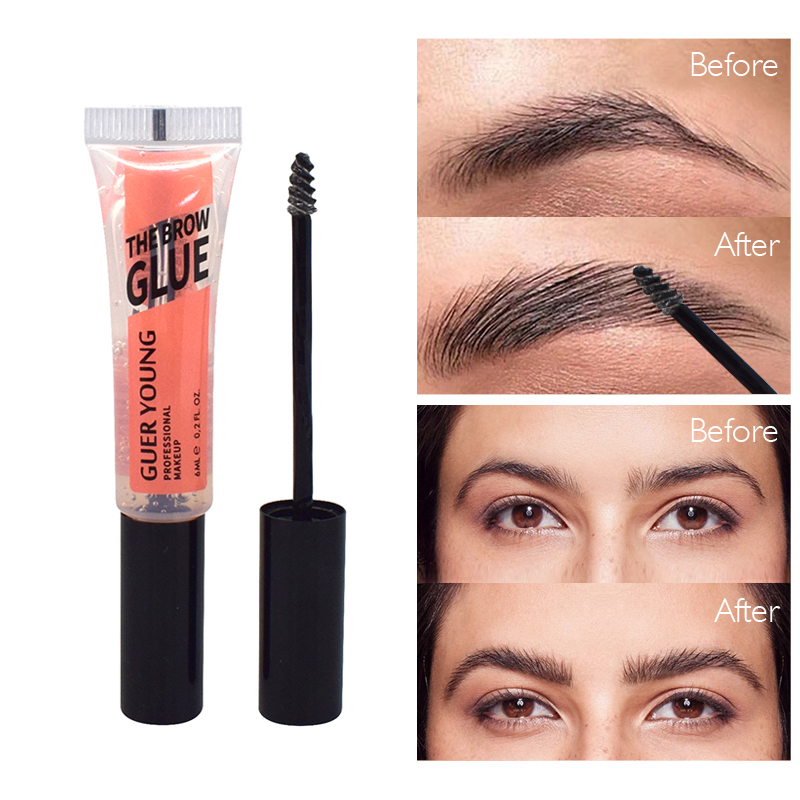 PROFESSIONAL MAKEUP The Brow Glue, Extreme Hold Eyebrow Gel - Clear