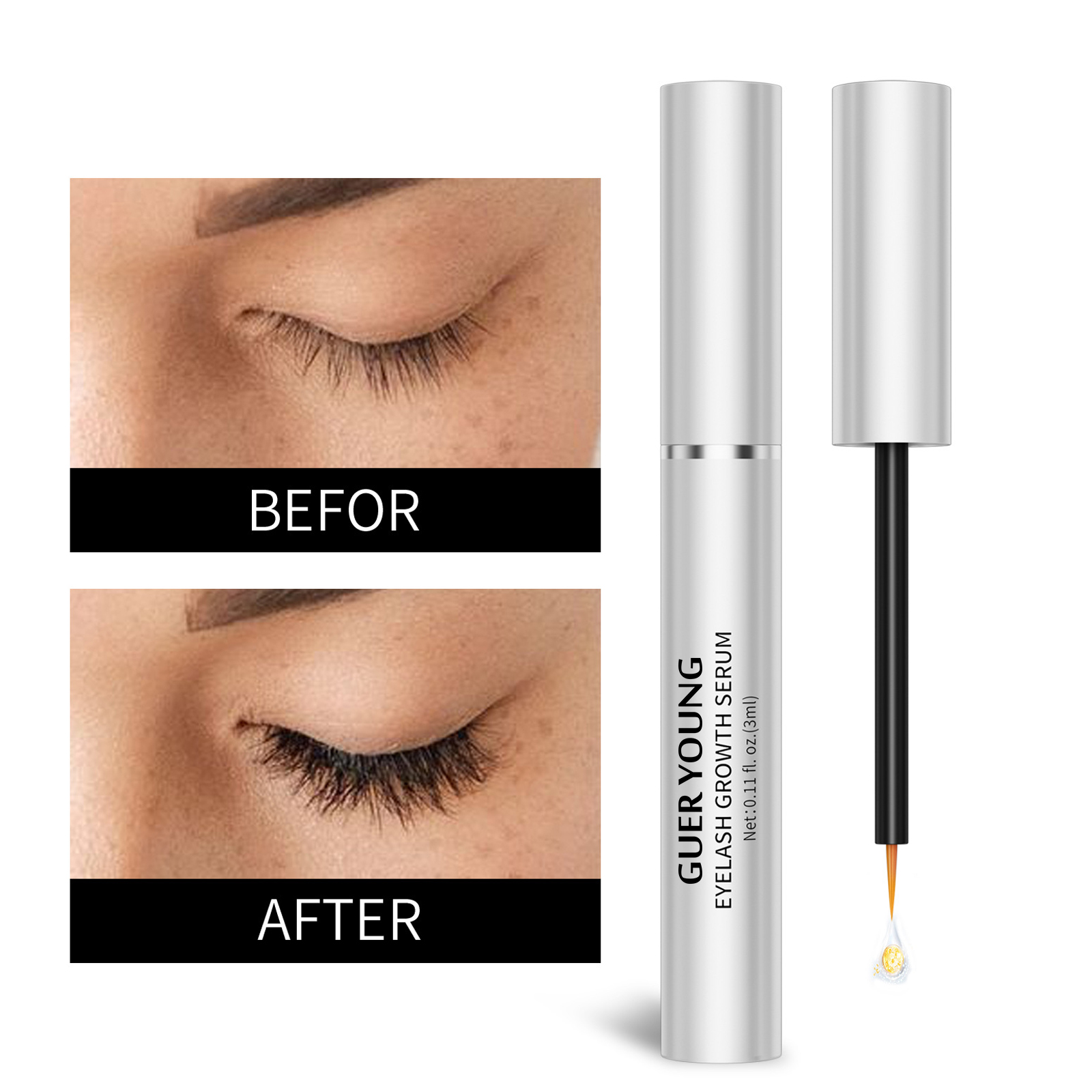Eyelash Growth Serum – Natural Lash Enhancer for Longer, Fuller Lashes