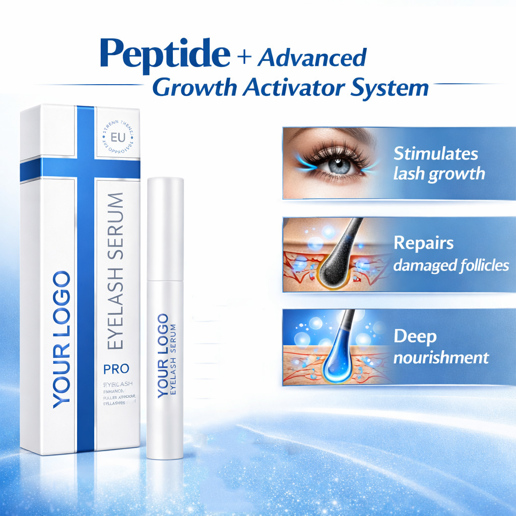 Eyelash Growth Serum Enhancer – Lash Strengthening & Precision Brush Application
