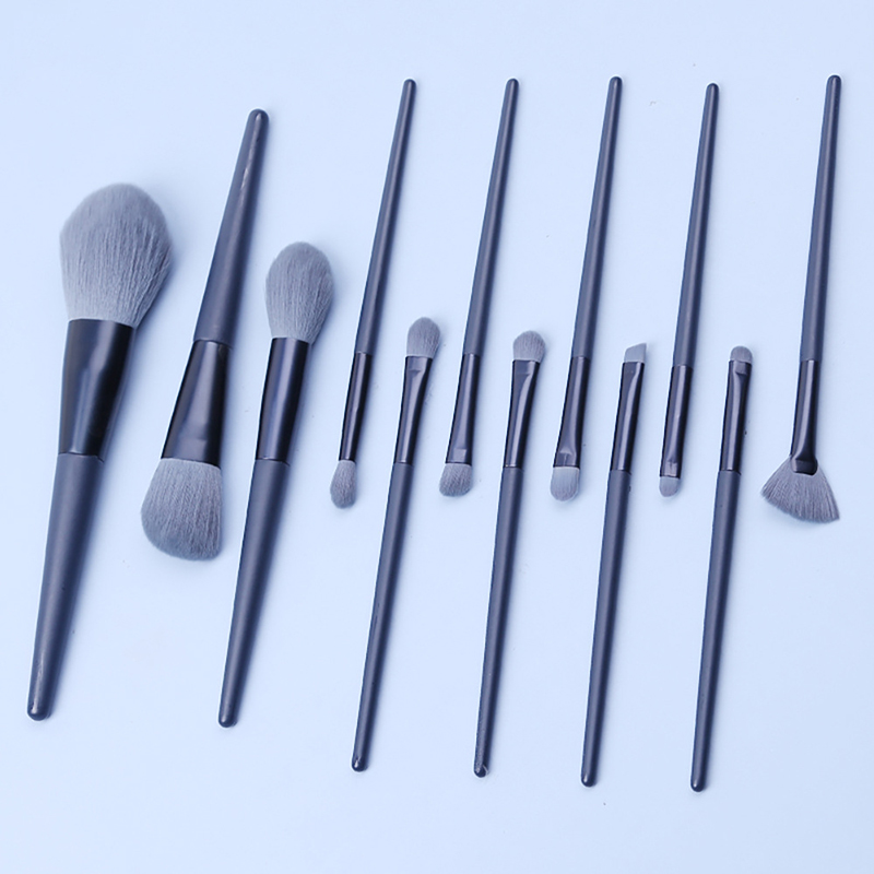 12PCS Professional Makeup Brush Set with Soft Synthetic Bristles and Durable Handles