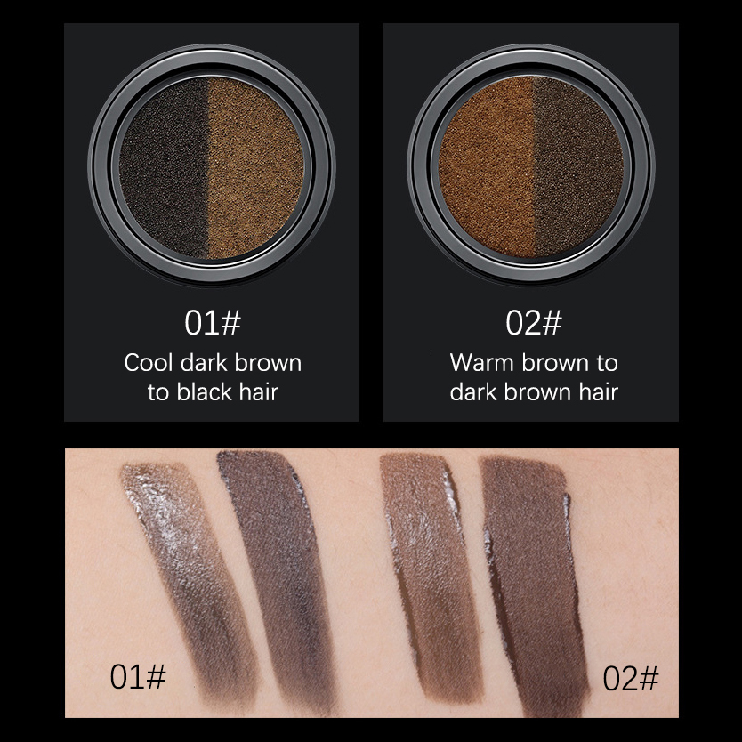 Waterproof Dual Powder Eyebrow Kit with Mirror & Dual-Ended Brush – Long-Lasting, Smudge-Proof Brow Makeup