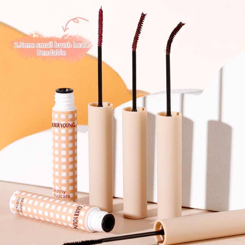 Skinny Brush Colored Mascara – Natural Curl & Waterproof Definition