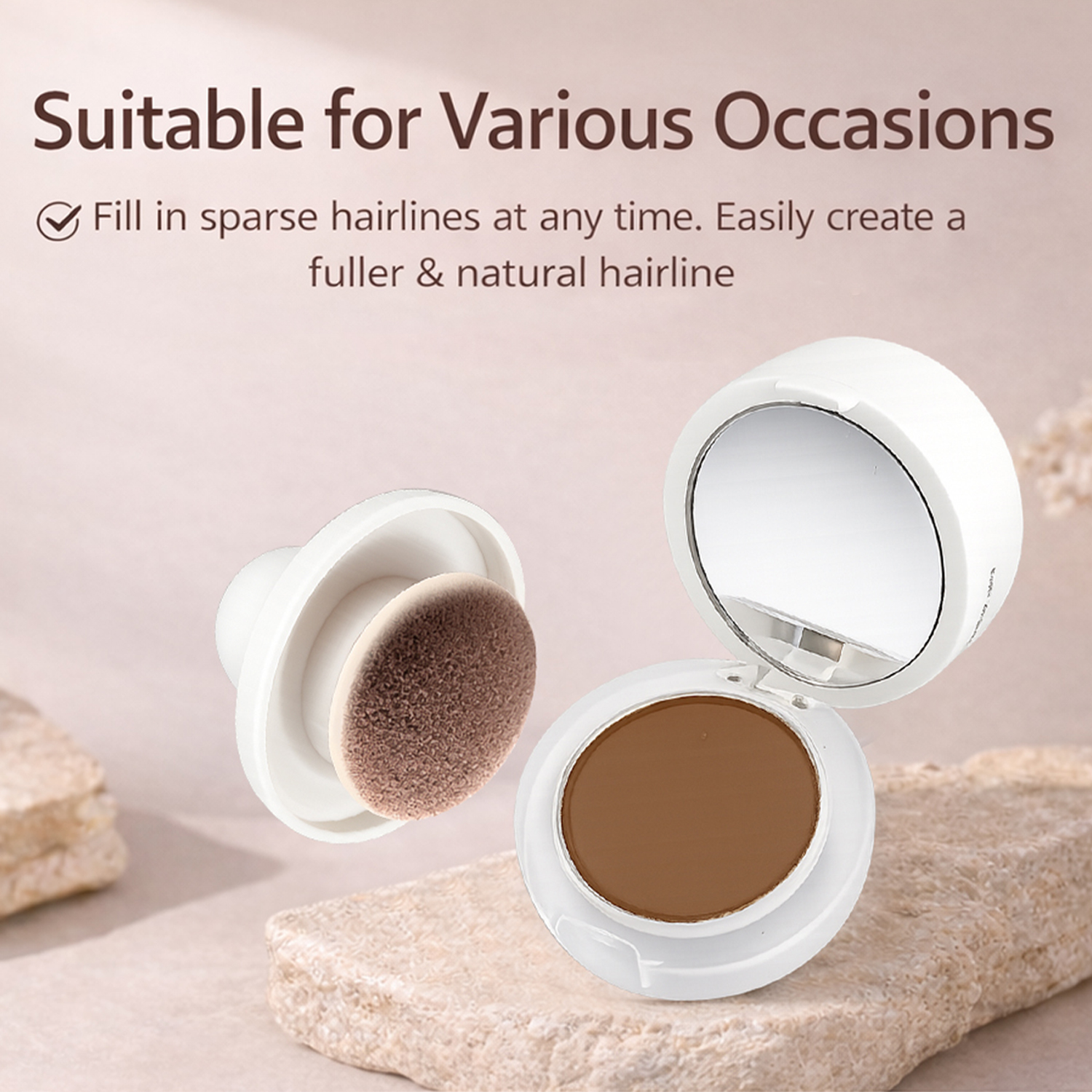 Hairline Powder – Natural Hair Root Touch Up for Fuller Hairline