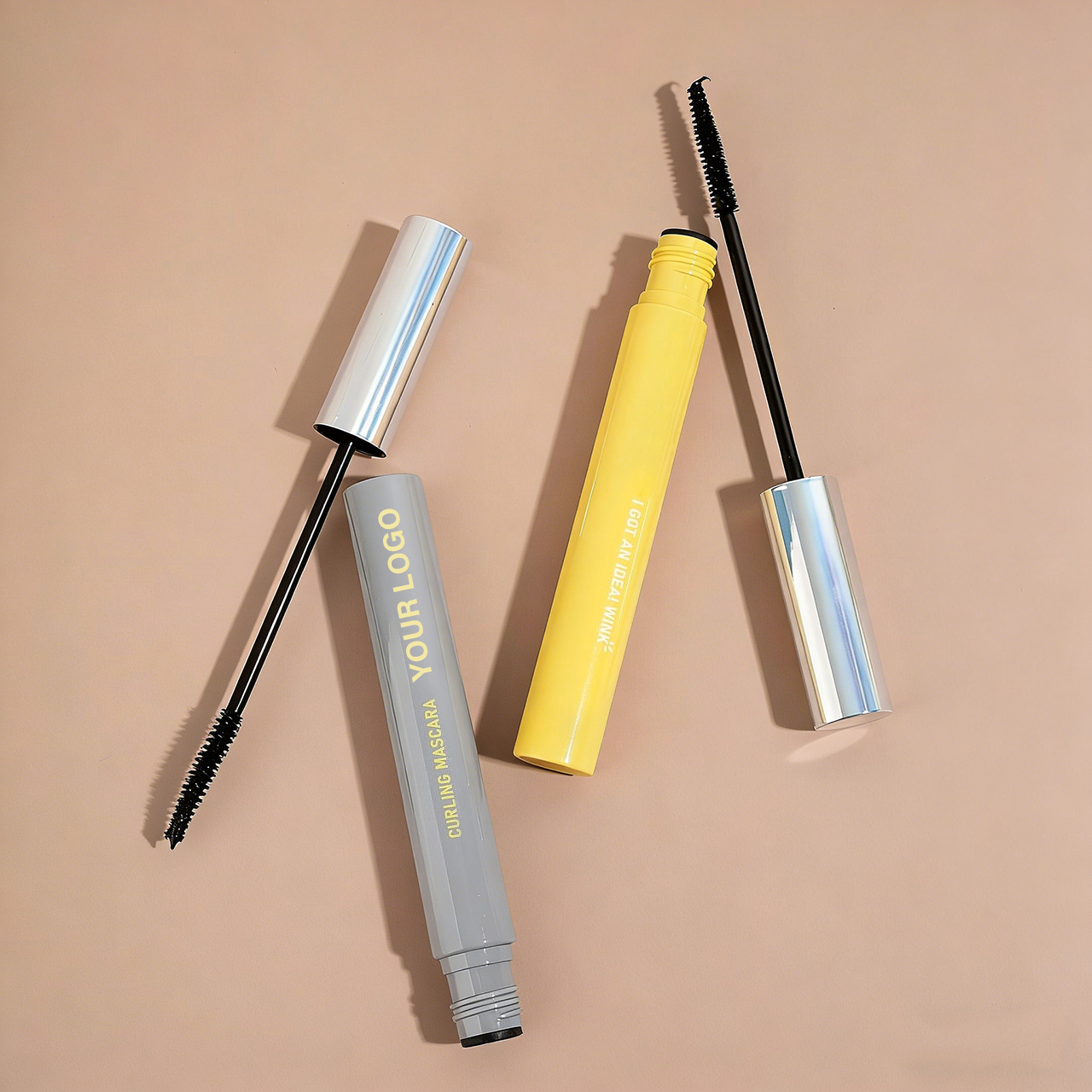 Custom Colored Mascara Tube – Long-Lasting Curl & Volume Mascara with Fine Applicator