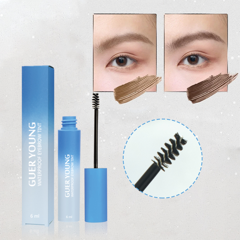 Tinted Brow Gel Waterproof, Smudgeproof, Lasts for Days, Shade: Brunette, Vegan and Cruelty-Free