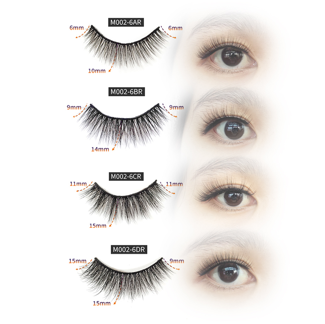 False Eyelashes, 10,14,15mm, Includes 5 Pairs Of Lashes, Contact Lens Friendly, Easy to Apply, Reusable Strip Lashes, Glue On Lashes