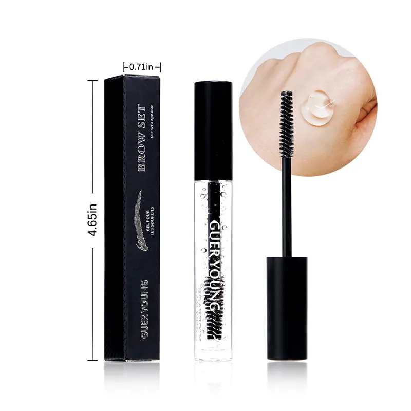Clear Eyebrow Styling Gel – Transparent Brow Setting Mascara for Natural Hold