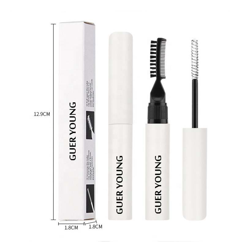 Dual-Ended Brow Gel Tube – Spoolie & Comb Applicator Packaging