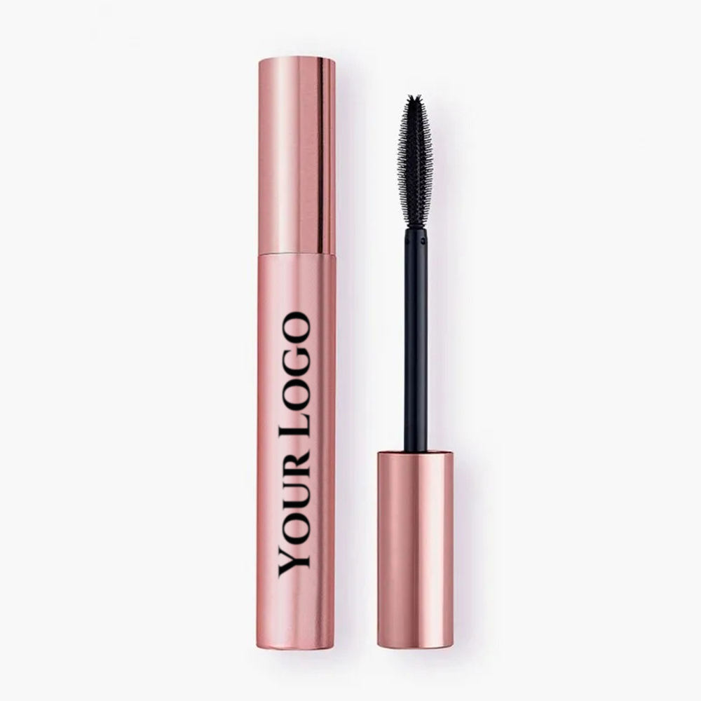 Custom Luxury Rose Gold Mascara Tube – Long-Lasting Curl & Volume Effect