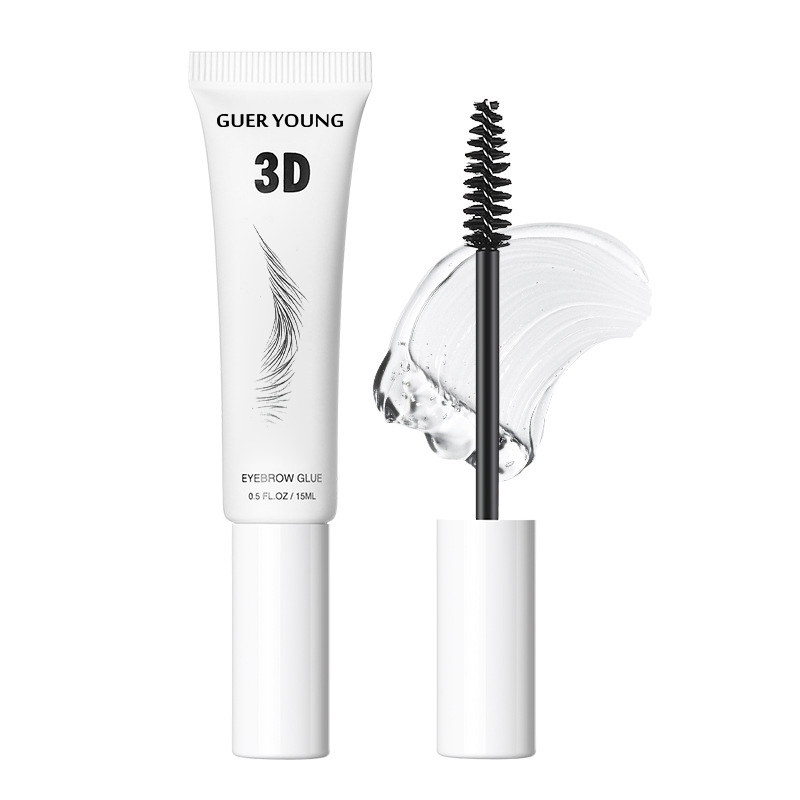 3D Eyebrow Glue – Long-Lasting Hold with Brush Applicator for Natural Brow Styling