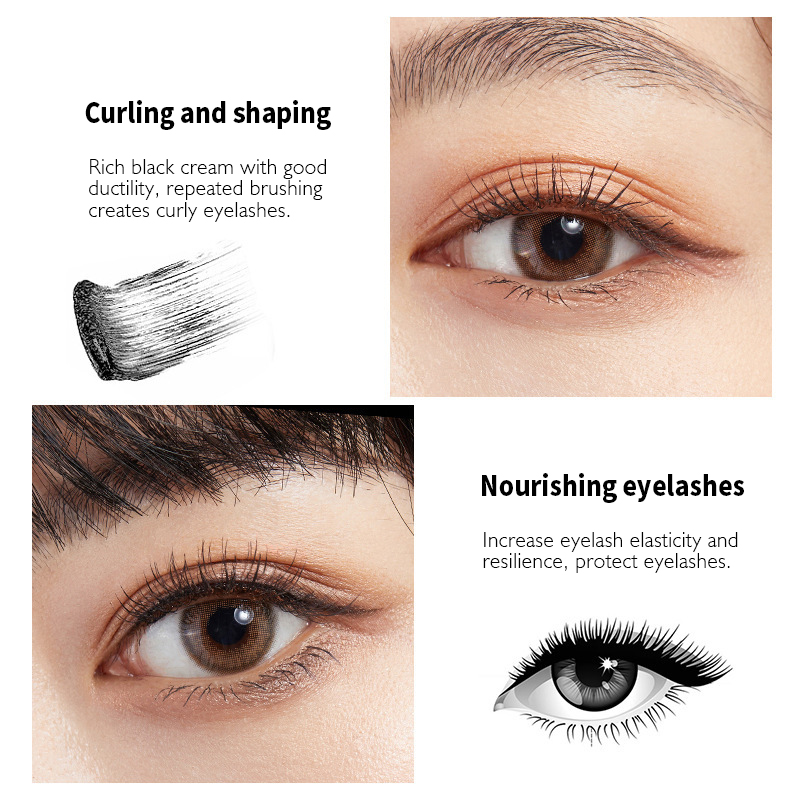 Double-Ended Curling Mascara – Lengthening, Nourishing & Waterproof Formula