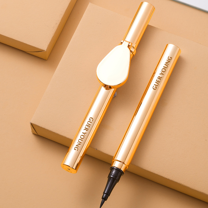 Waterproof Precision Eyeliner Pen with Built-in Mirror – Smudge-Proof, Quick-Dry, Long-Lasting