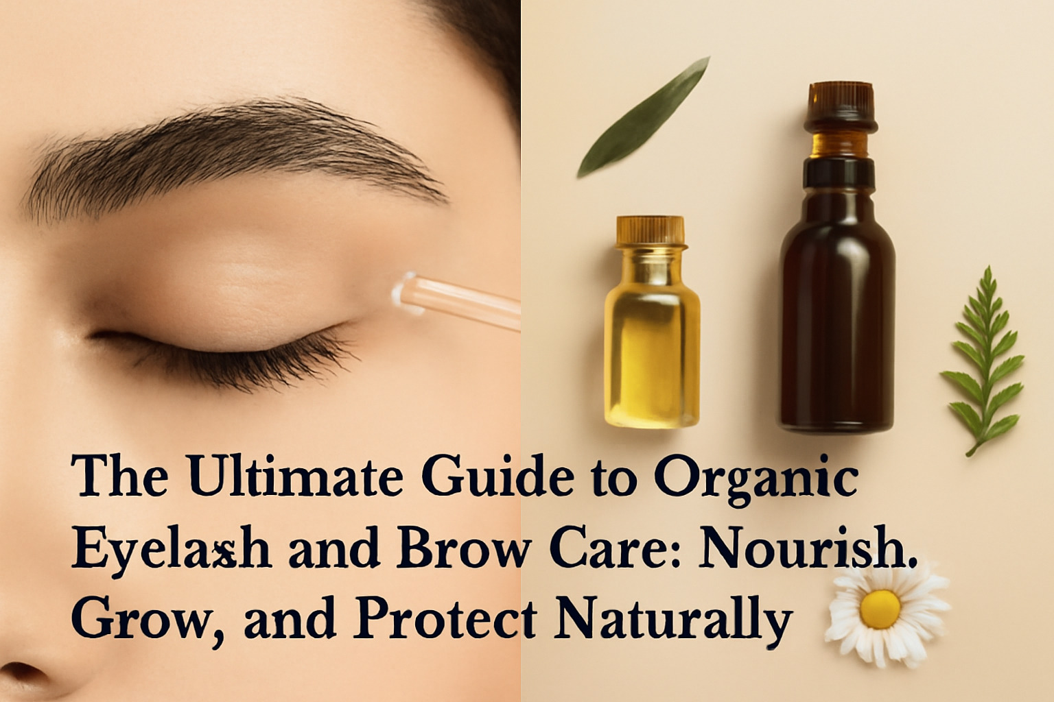 The Ultimate Guide to Organic Eyelash and Brow Care: Nourish, Grow, and Protect Naturally