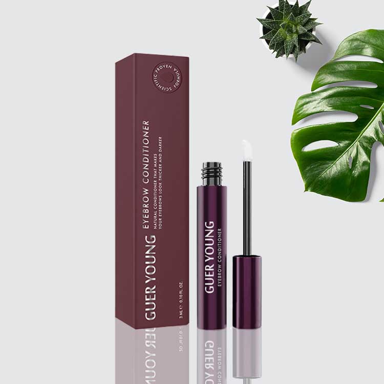 GUER YOUNG Premium Eyebrow Growth serum: An advanced formula eyelash enhancement serum that makes eyelashes fuller and thicker - Vegetarian and cruelty-free 3mL for sensitive eyes