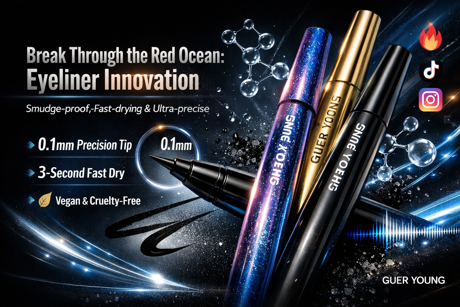 Breaking the Red Ocean: How Eyeliner Pencils Use Tech-Driven Formulas + Custom Design to Build Competitive Barriers