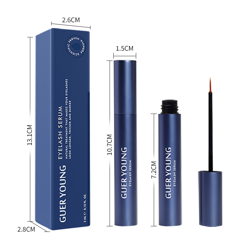100% Organic Eyelash and Brow Growth Serum Thick and Long Eyelash Natural Private Label Fast Lash Growth Enhancer Serum