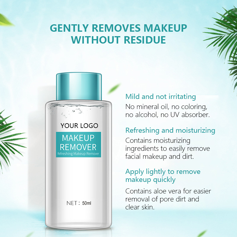 Mild Aloe Vera Makeup Remover - 50ml Gentle Cleansing Solution