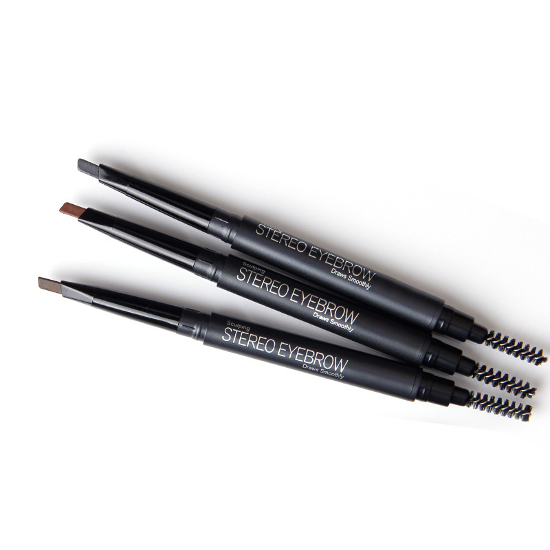 Dual-ended Waterproof Automatic Eyebrow Pencil – Natural Long-lasting Stereo Brow Definer