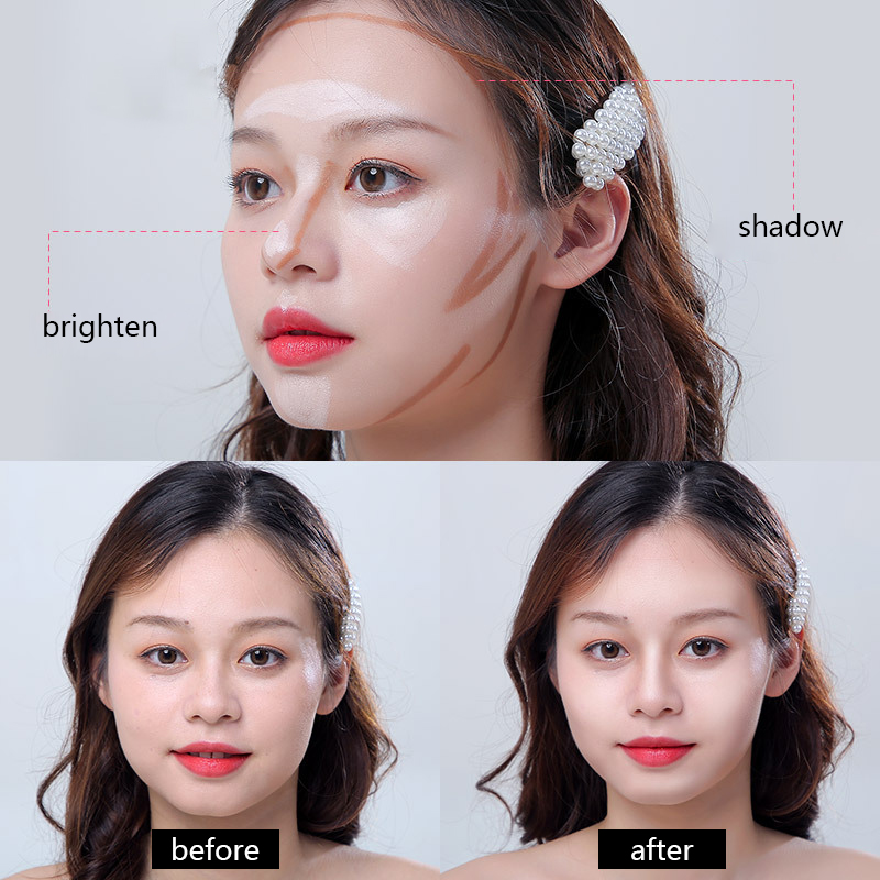 Dual-Ended Highlight & Contour Stick for Face Sculpting