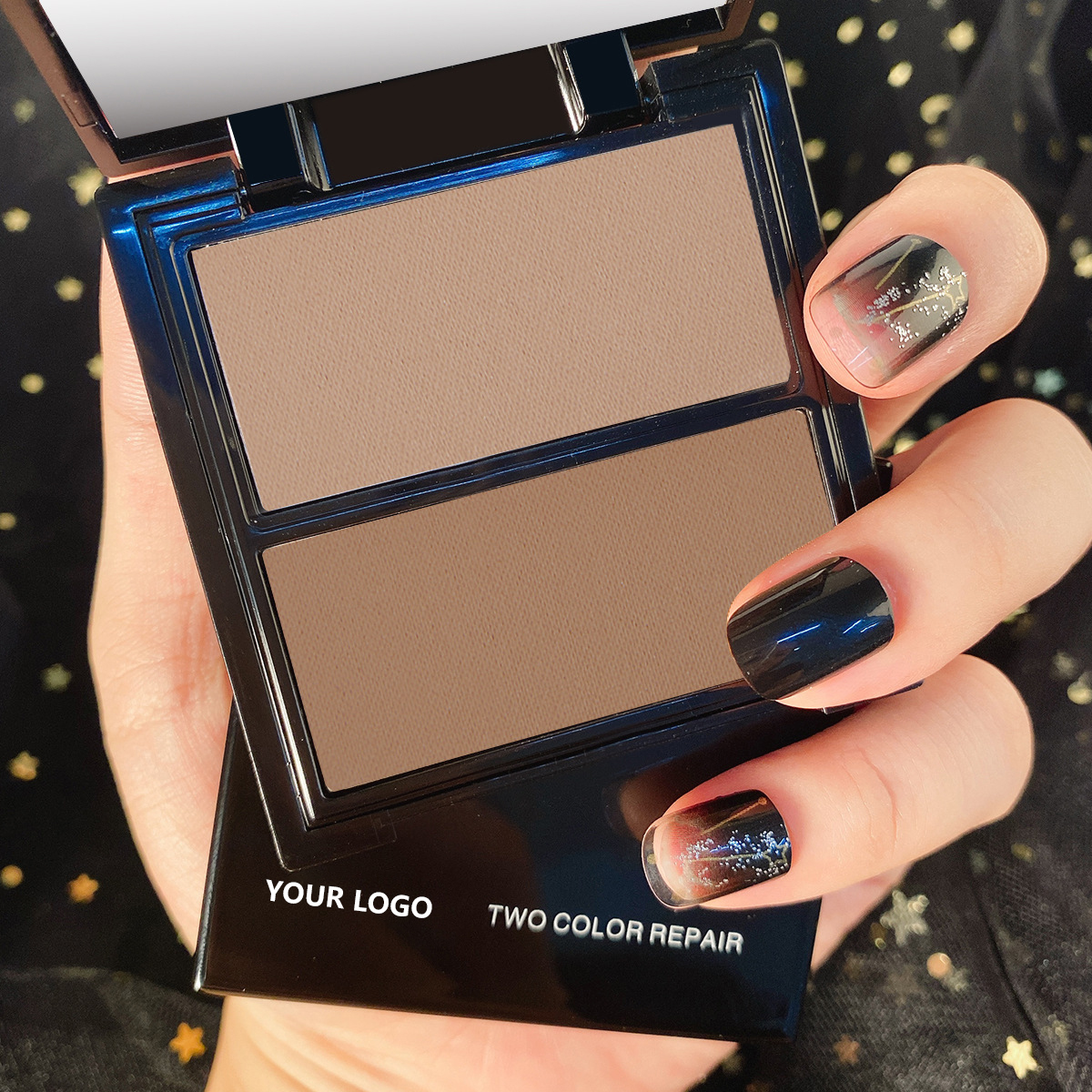 2-Color Contour Powder Palette for Face Sculpting