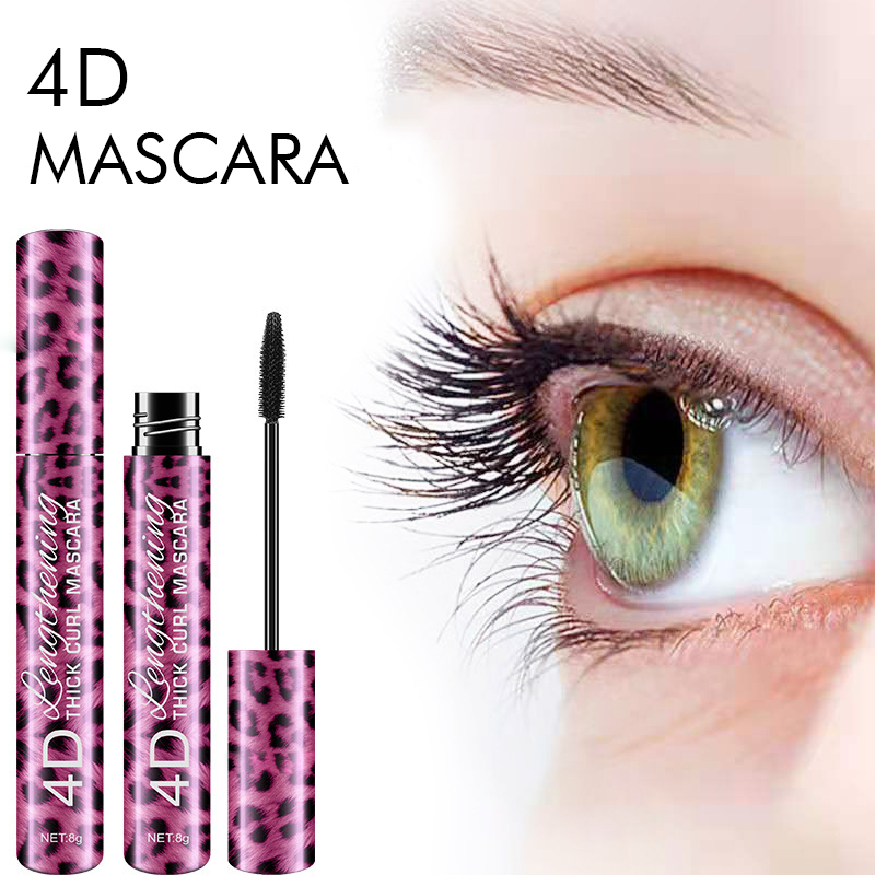 4D Leopard Mascara – Thick Curl, Lengthening & Volumizing Long-Lasting Waterproof Mascara