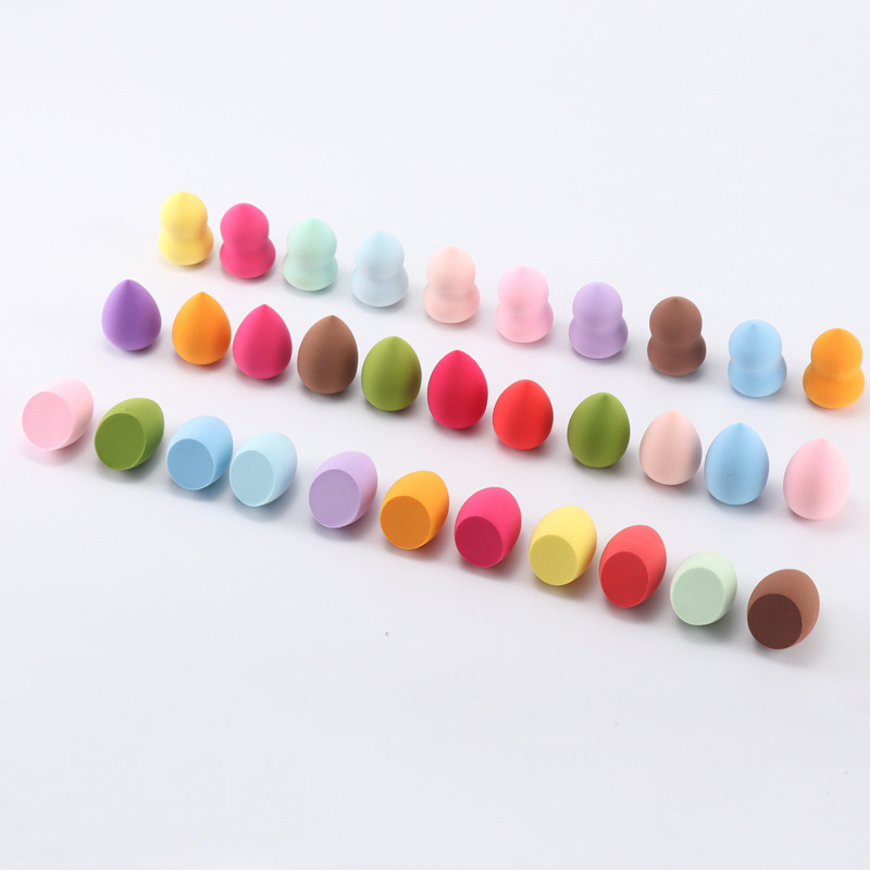 Colorful Makeup Sponges – Multi-Shape Beauty Blender Set in Capsule Case