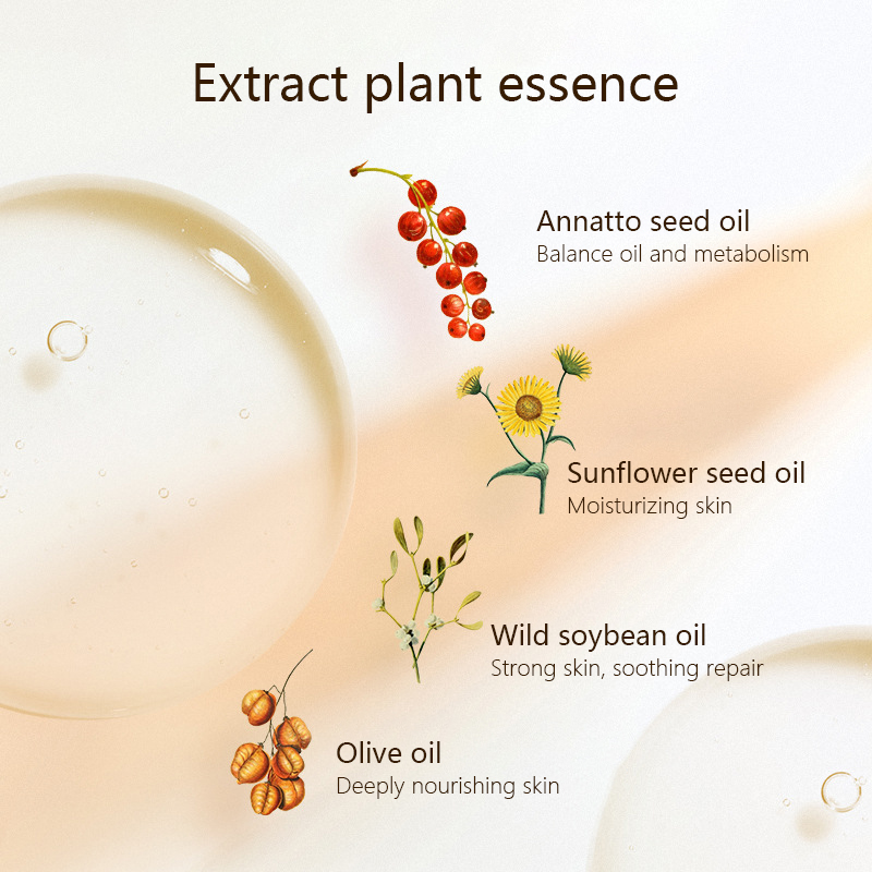 Natural Plant Extract Makeup Remover Oil – Deep Cleansing & Emulsifying