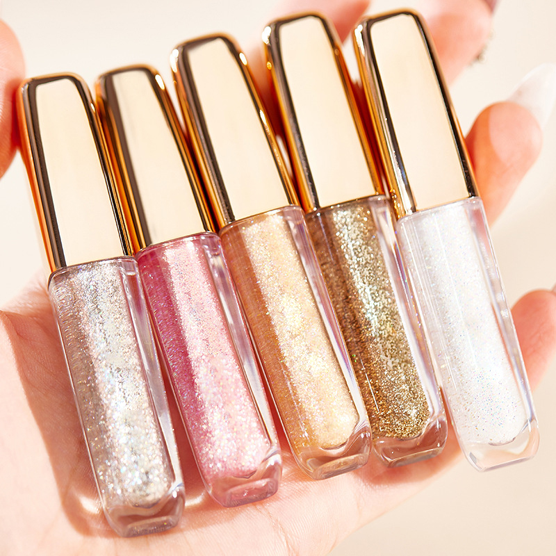 Shimmer Liquid Eyeshadow – Long-Lasting Waterproof Glitter Eye Makeup