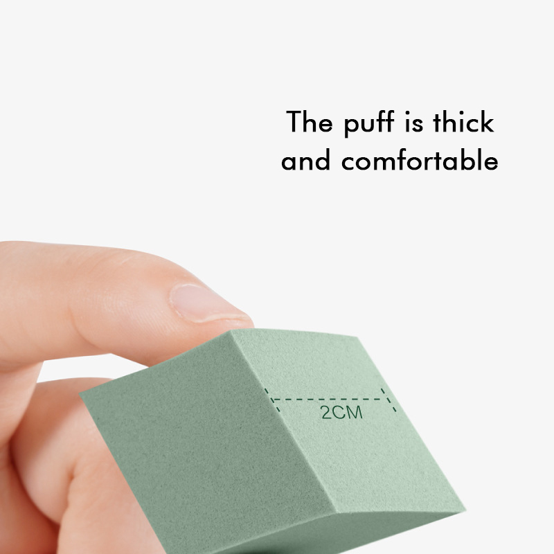 Soft Square Makeup Puff – 20pcs Non-Latex Foundation Sponge Set for Liquid & Cream Application