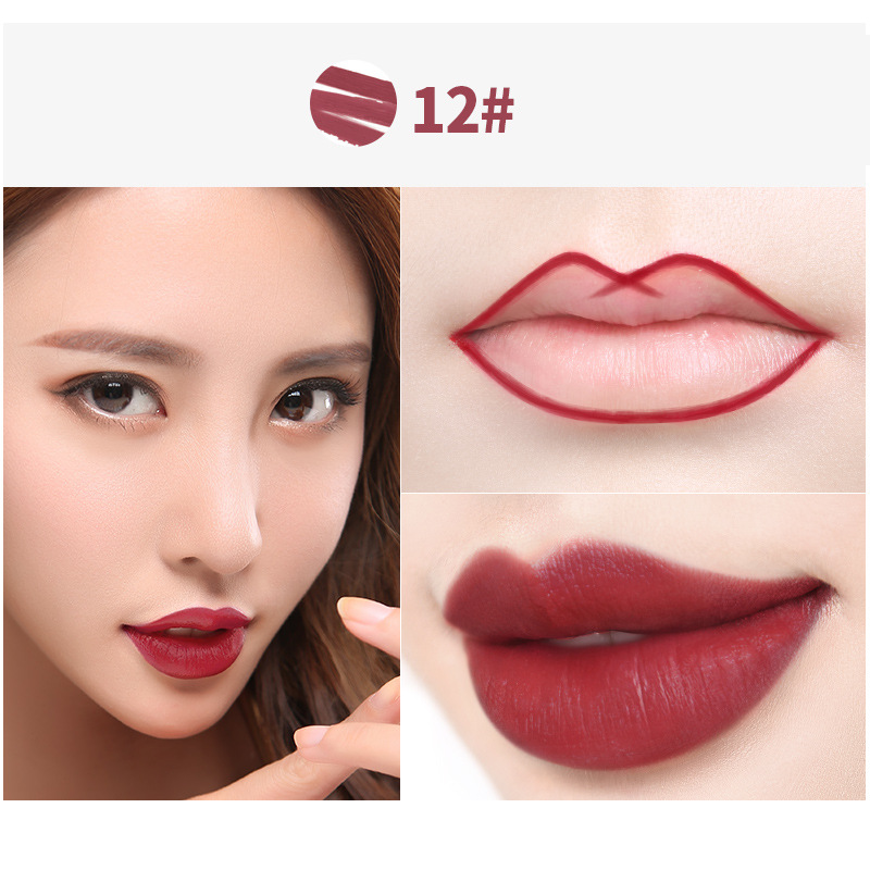 Waterproof Silky Lip Liner Pencil – Double-Head Design, Long-lasting & Smooth Texture