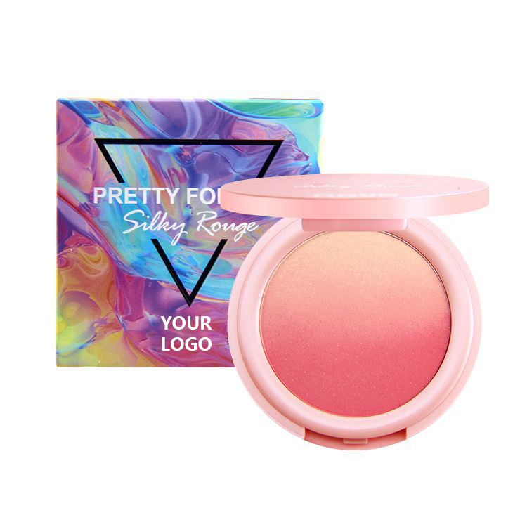 Silky Gradient Blush Palette – Long-Lasting Matte Powder Blusher with Mirror | 5.5g