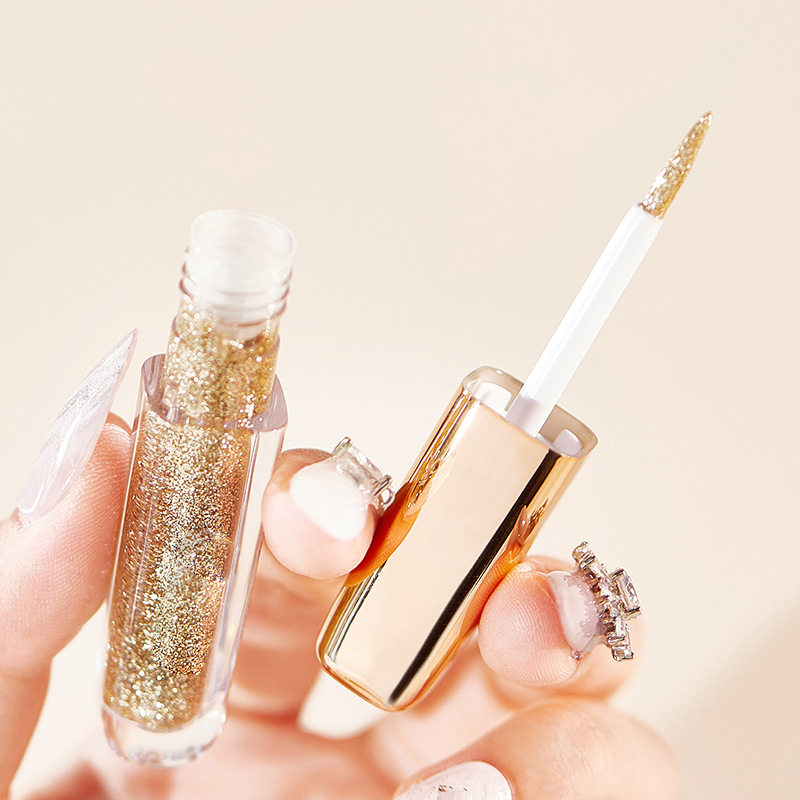 Shimmer Liquid Eyeshadow – Long-Lasting Waterproof Glitter Eye Makeup