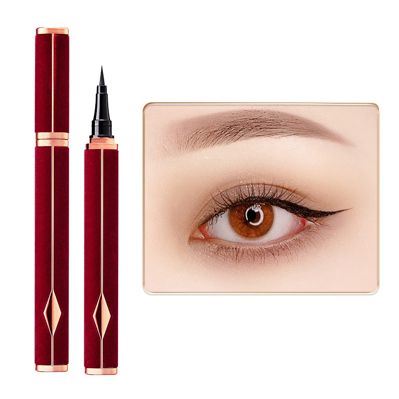 Luxury Velvet Eyeliner Pen – Waterproof Precision Liquid Liner – Soft & Sponge Tip Options