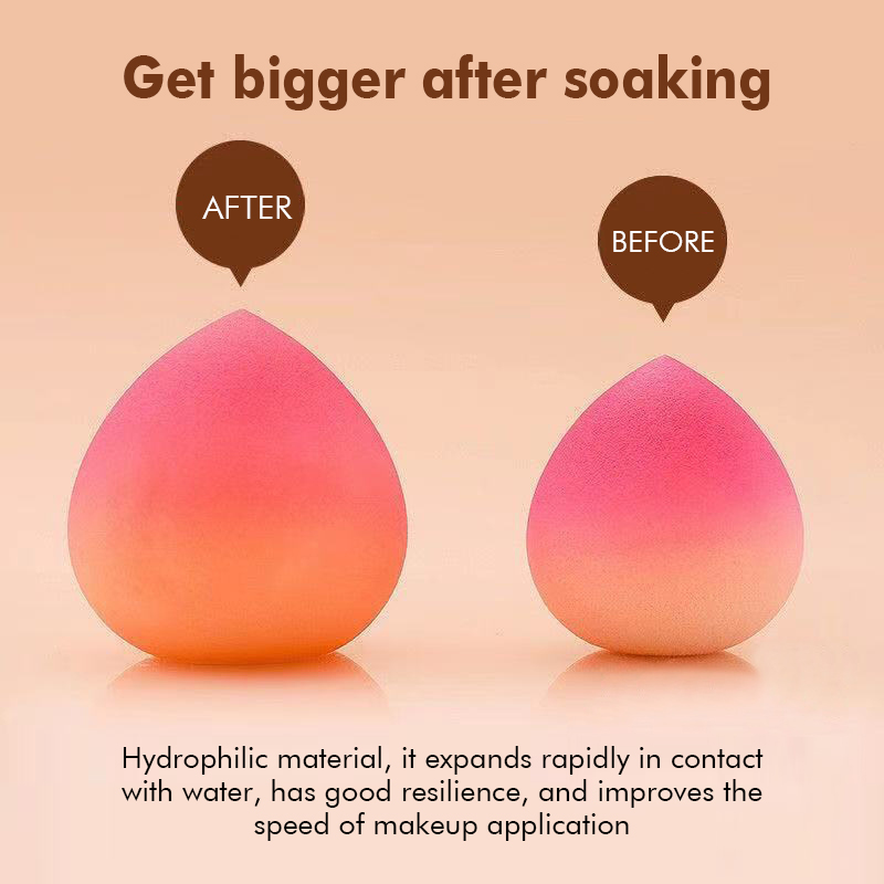 Hydrophilic Cosmetic Sponge Egg - Expands with Water for Smooth Makeup Application