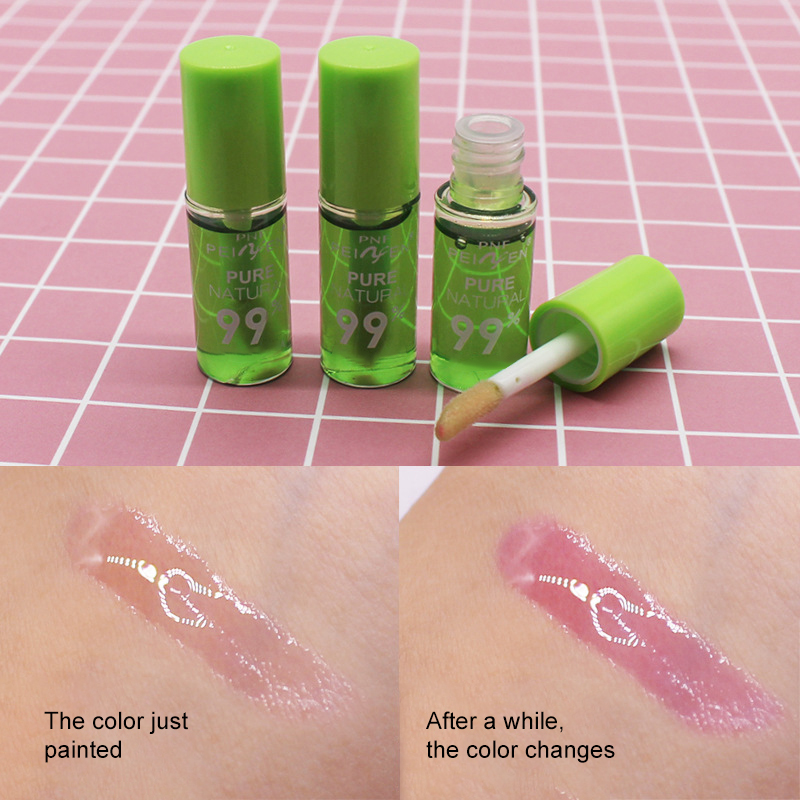 Aloe Vera Color-Changing Lip Tint – 99% Natural, Moisturizing & Long-Lasting Lip Stain