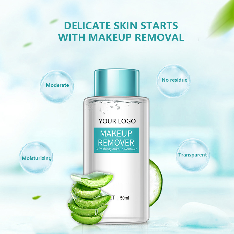 Mild Aloe Vera Makeup Remover - 50ml Gentle Cleansing Solution