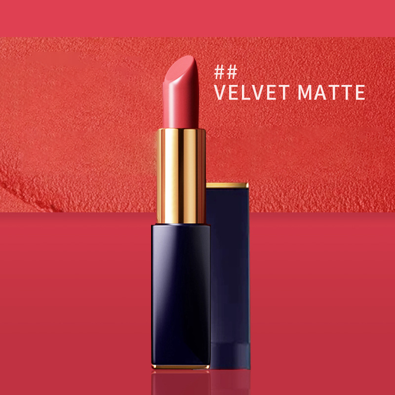 Velvet Matte Lipstick – Long-Lasting High-Pigment Moisturizing Lip Color
