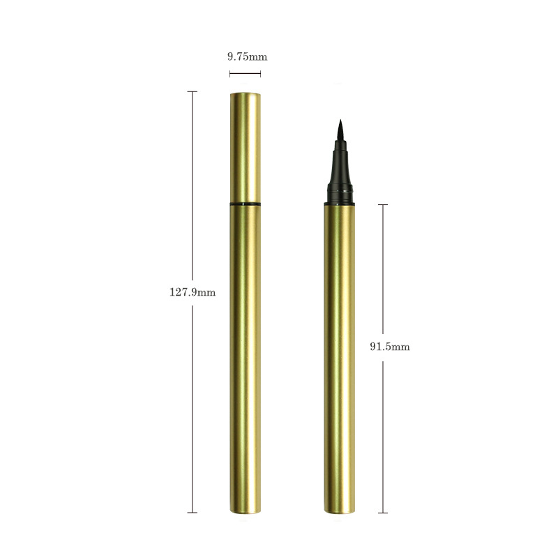 Waterproof Gold Liquid Eyeliner Pen – Precision Felt Tip Liner – Smudge-Proof & Long-Lasting Formula